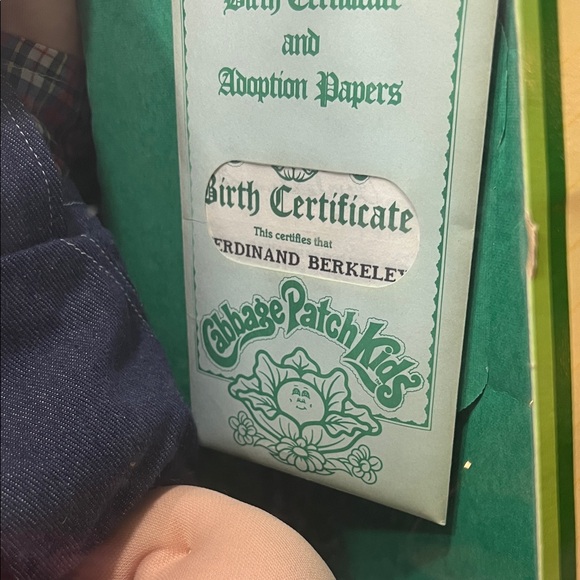 1985 Cabbage Patch Kids Doll with Denim Outfit - Picture 2 of 4